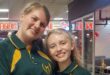 Ané Gerber en Chanel van Wyk verteenwoordig tans Suid-Afrika in Engeland. Foto: Verskaf