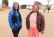 Thandi Ngqondela and Nthabiseng Letswela in Blybank. Photo: Adele Louw (Carletonville and Fochville Herald)