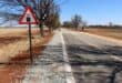 The finished section of the road ends abruptly. Photo: Adele Louw (Carletonville and Fochville Herald)
