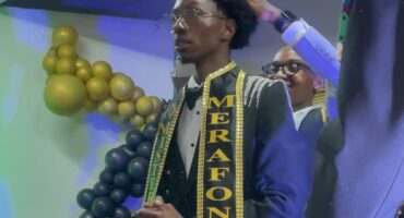 Lesedi being crowned as Mr Elite Merafong 2026 at Carletonville Civic Centre