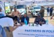 Officials from various government departments assisted the community.