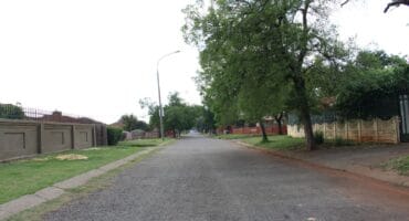 The area in Uranium street where the men attacked the alleged robbers.