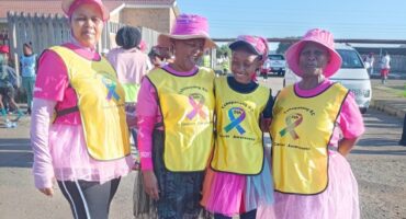 Club members again took part in a cancer walk. Photo: Supplied