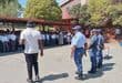 Various officers and officials visited the school. Photo: SAPS