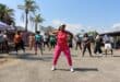 Attendees could also participate in an aerobics session. Photo: Adele Louw (Carletonville and Fochville Herald)