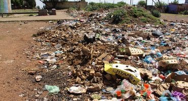 The rubbish is a huge problem. Photo: Adele Louw (Carletonville and Fochville Herald)