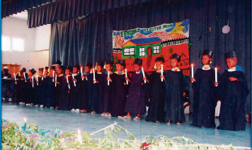 Trotse kleuters van die Eendjie-kleuterskool.