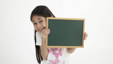 Help your child make a chalkboard travel map