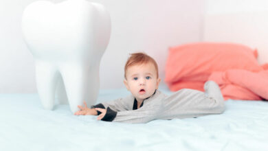 Introducing sensory teethers and toothbrushes