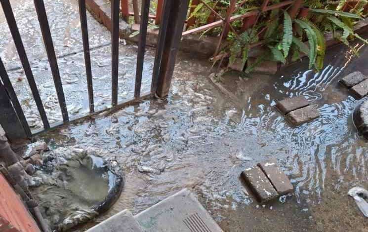 Riool in erwe in Emfuleni