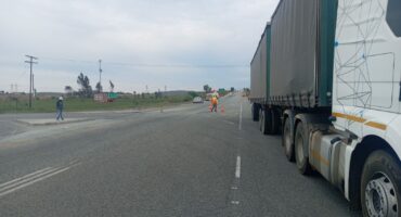 Botsing Truckstop R59