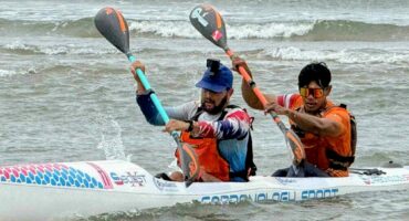 Schalk Iewan van Zyl and Kittithon Klaikhum at ICF.