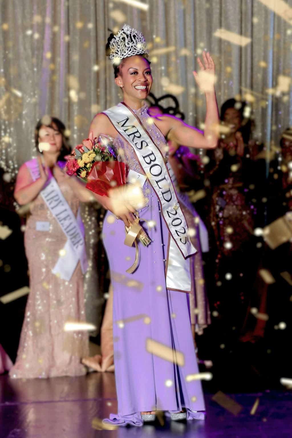 Beautiful Mo Hwande at the glamorous crowning event at Gold Reef City last weekend. Photo: S. Fourie Photography.