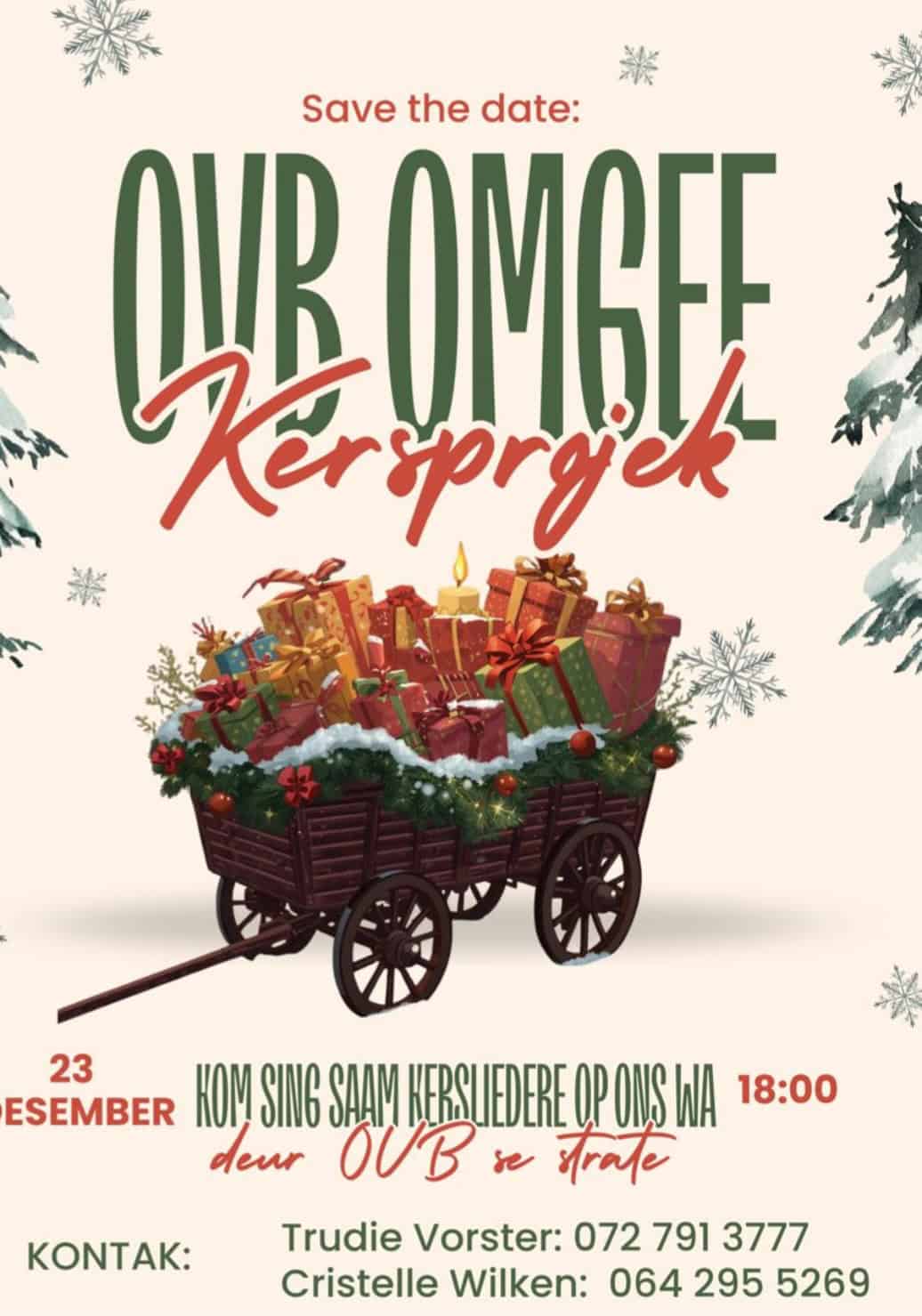 OVB Omgee Kersprojek poster