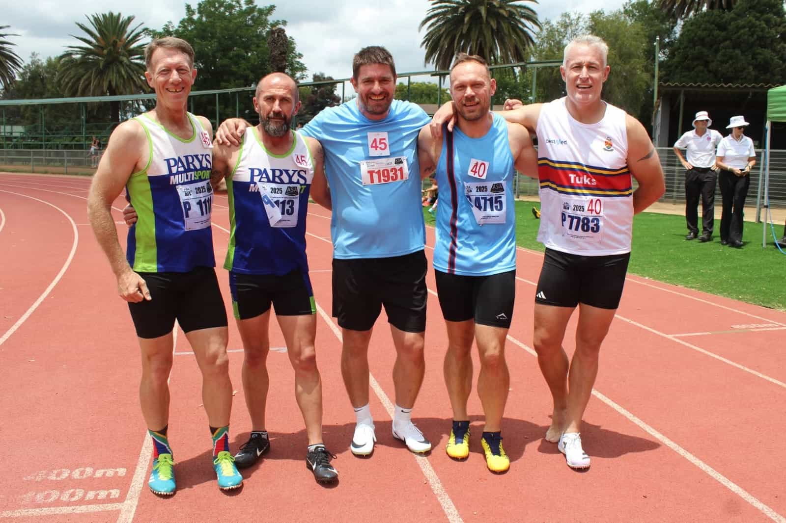 Pierre Fourie, Eddie Bronkhorst, Leonardus Nel, Reinhard Pretorius, Jean Coetzee.