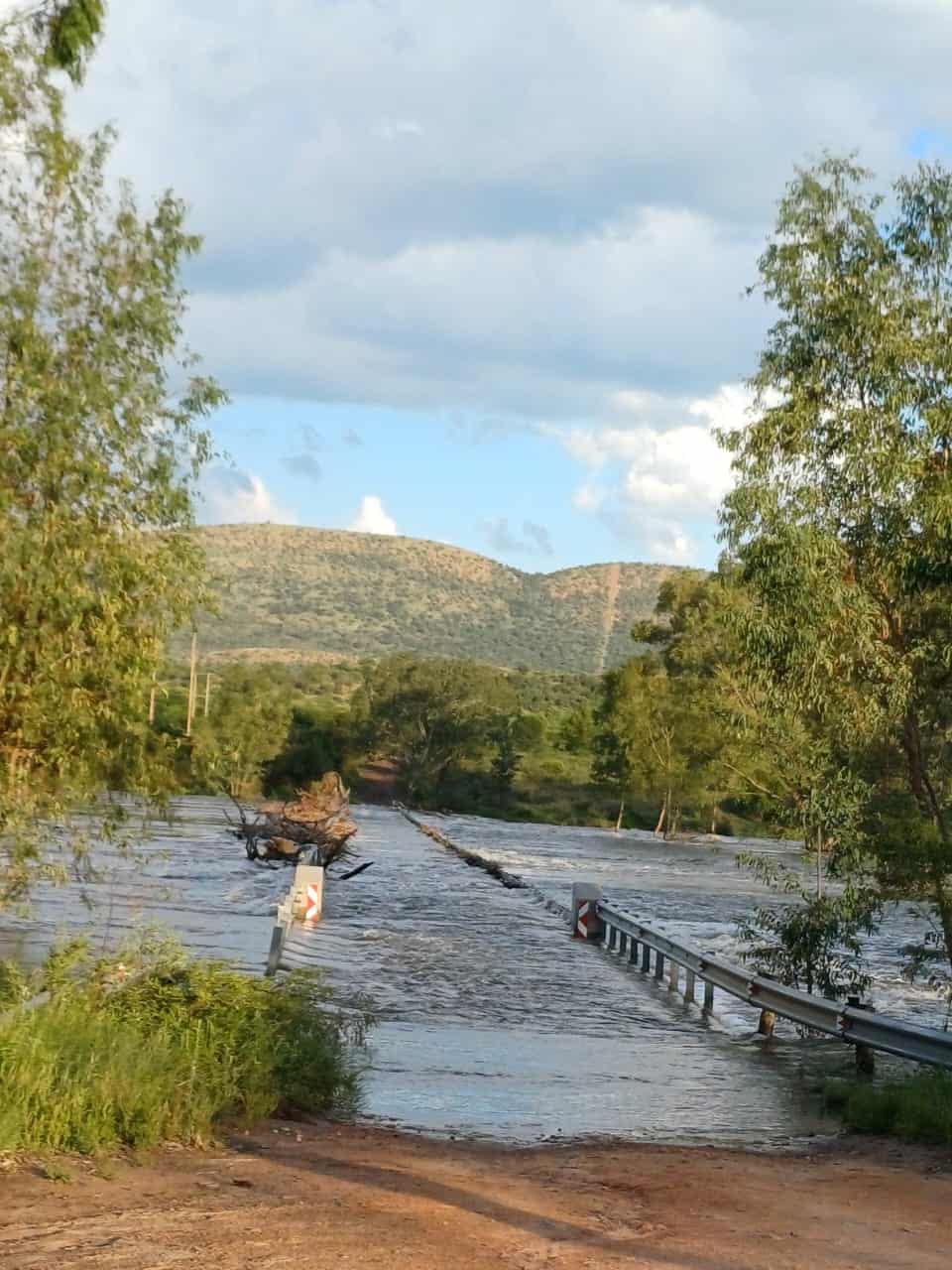 Schoemansdriftbrug in die Vredefort Koepel