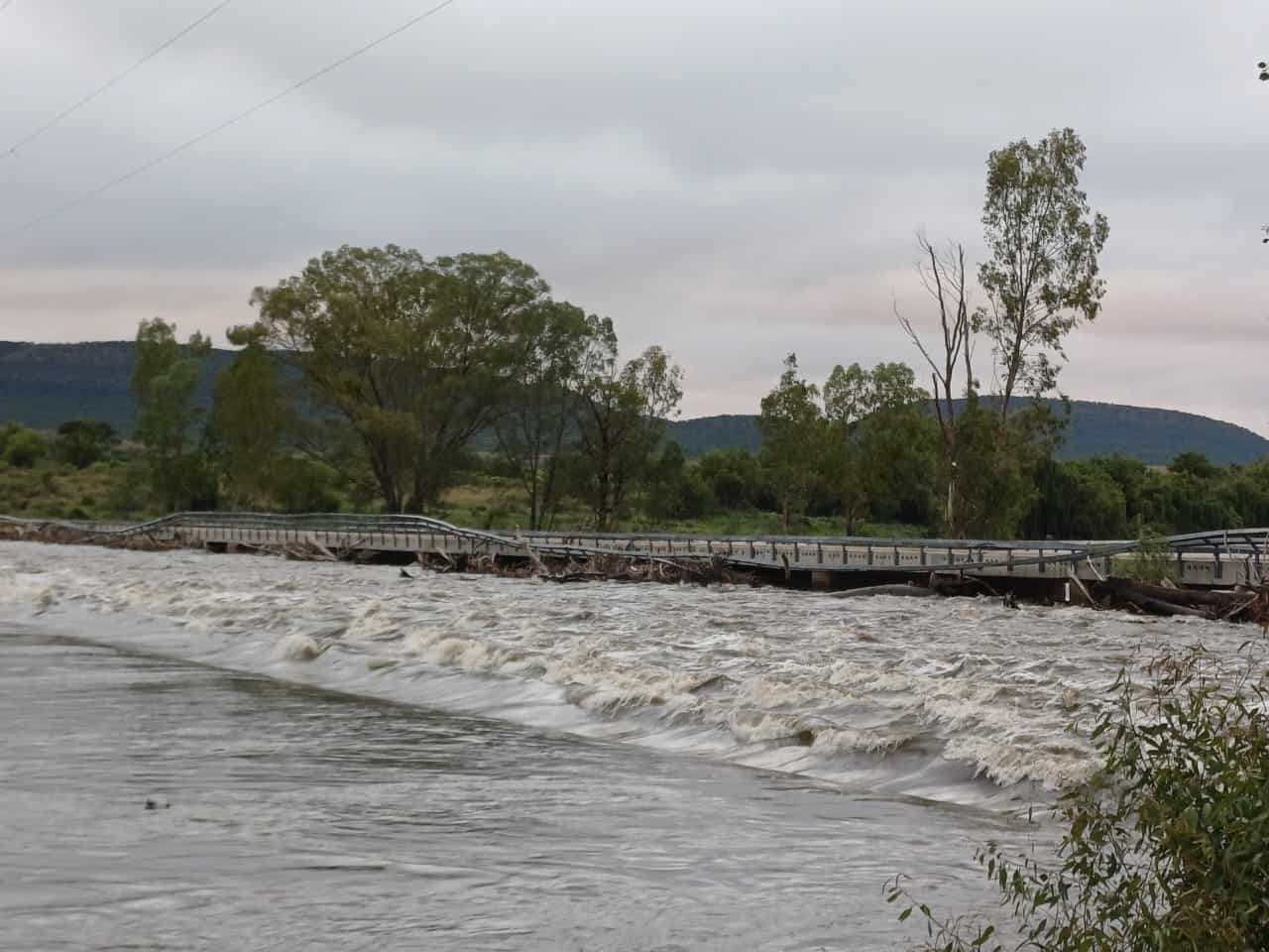 Schoemansdriftbrug in die Vredefort Koepel