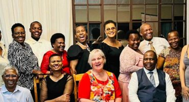 Citizen Leader Lab participants at a celebration event in Parys