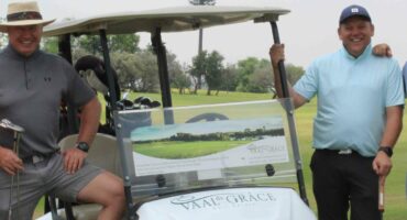 Enthusiastic golfers supported this year's Ntshwephepha Golf Day.