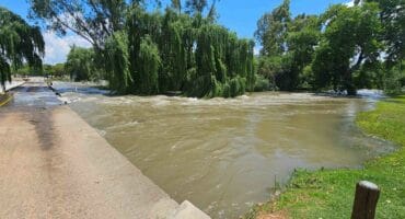 Die laagwaterbrug na Gholfeiland in Parys.