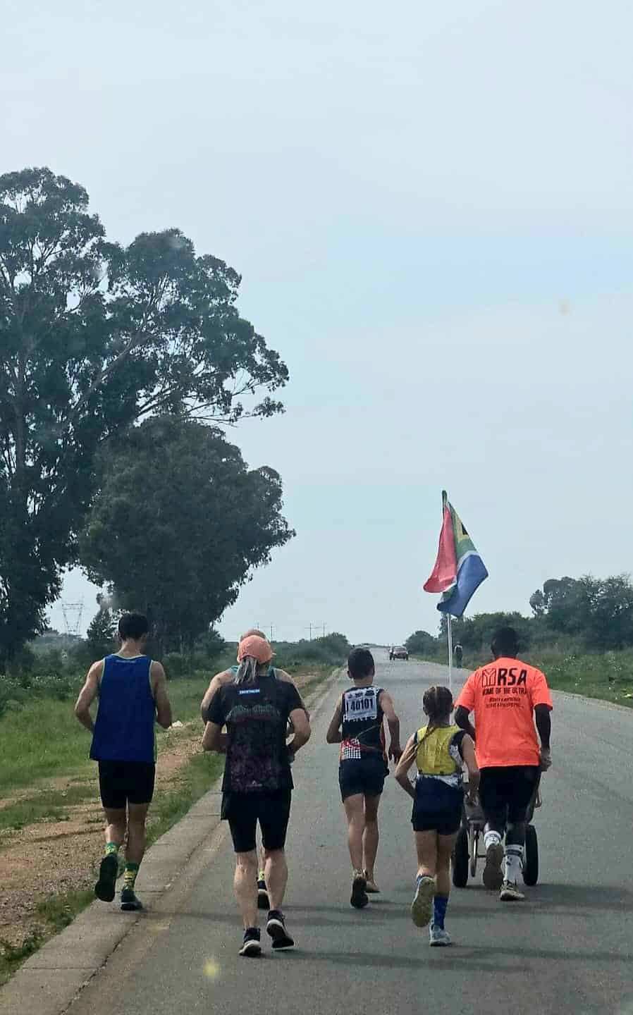 Parys athletes accompanied him as he left for Koppies on Thursday last week.