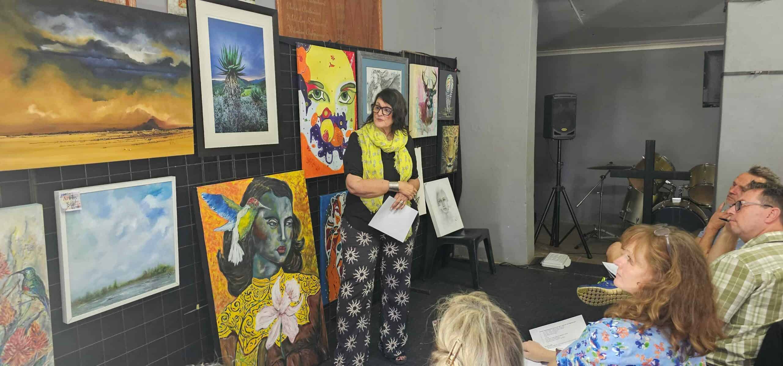 Die werkswinkel is al ope geleentheid aangebied deur die Parys Kunsvereniging in samewerking met SANAVA