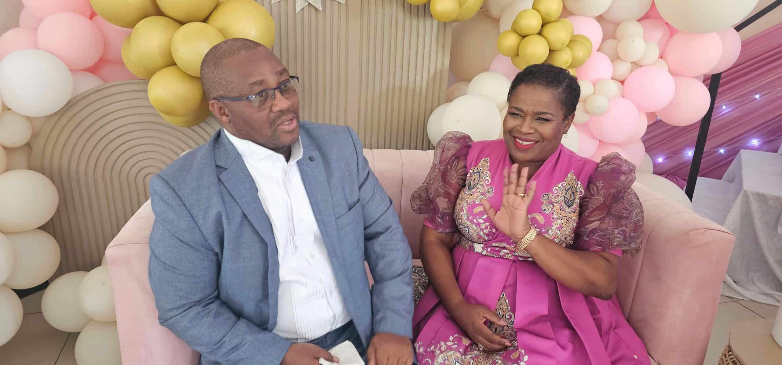 Lieutenant General Baile Motswenyane at her farewell function in Parys.