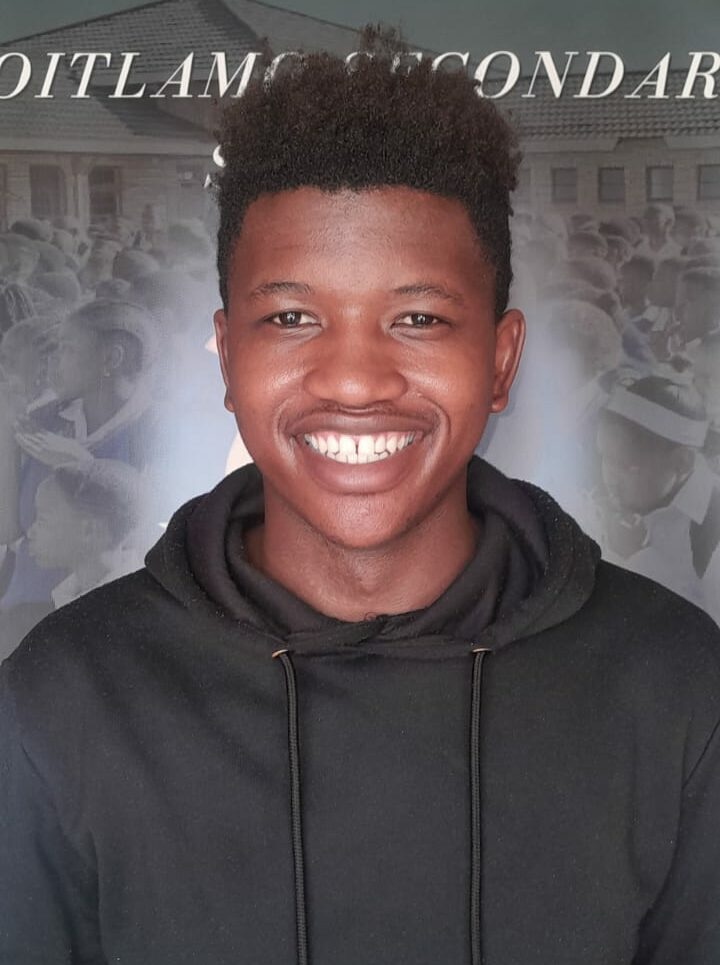 Boitlamo Secondary School’s top achiever, Tshepo Mofokeng