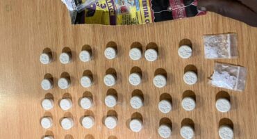 Drugs confiscated the past week in the Winnie Section of Tumahole.