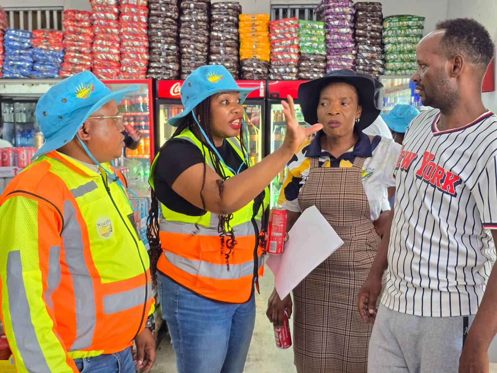 A joint municipal departmental operation to audit electricity supply and usage in Heilbron was done today.