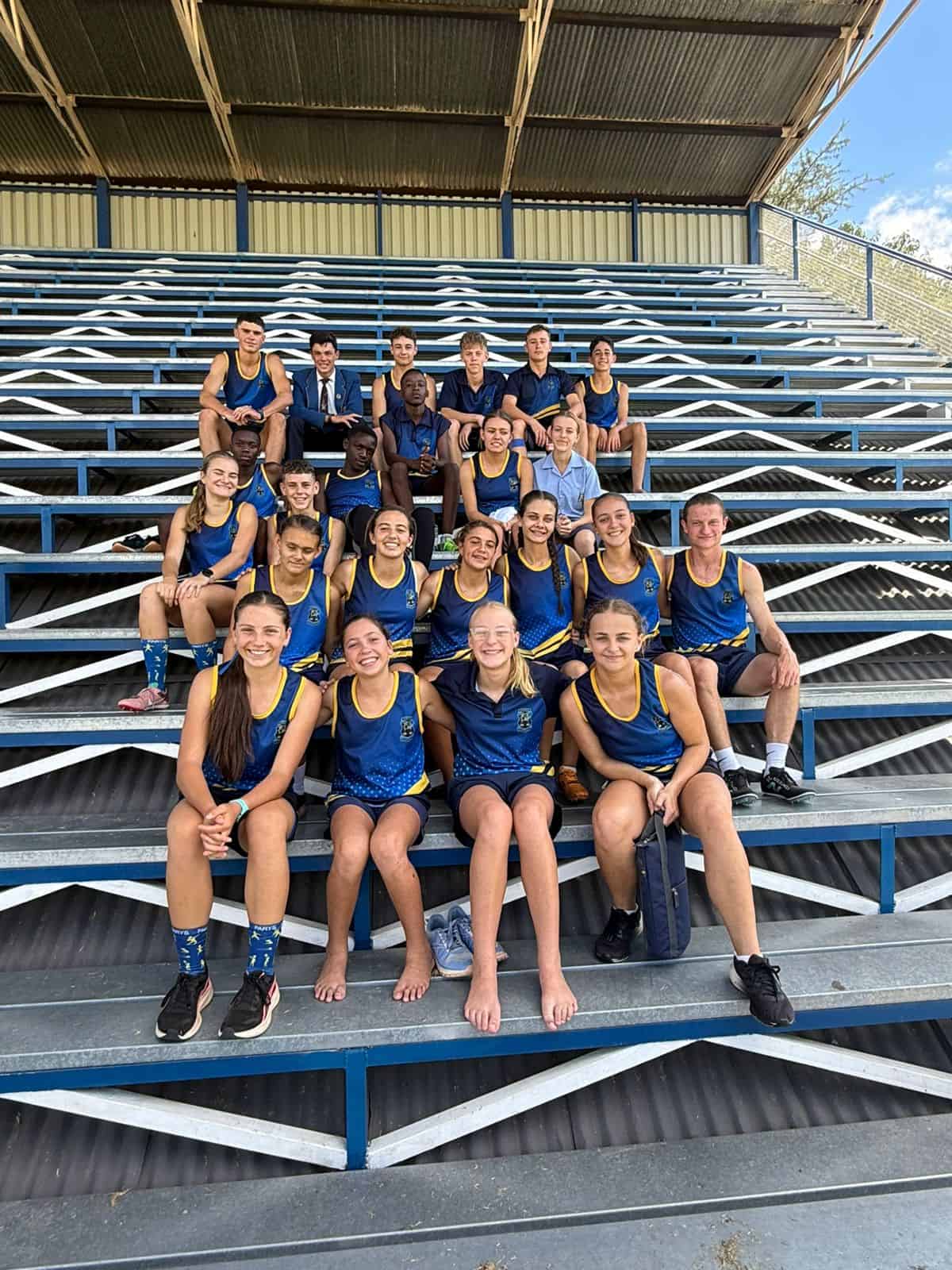 Hoërskool Parys se kranige atlete.