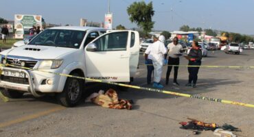 The scene where seven suspects planned to bomb an Automated Teller Machine (ATM) in Klerksdorp CBD.