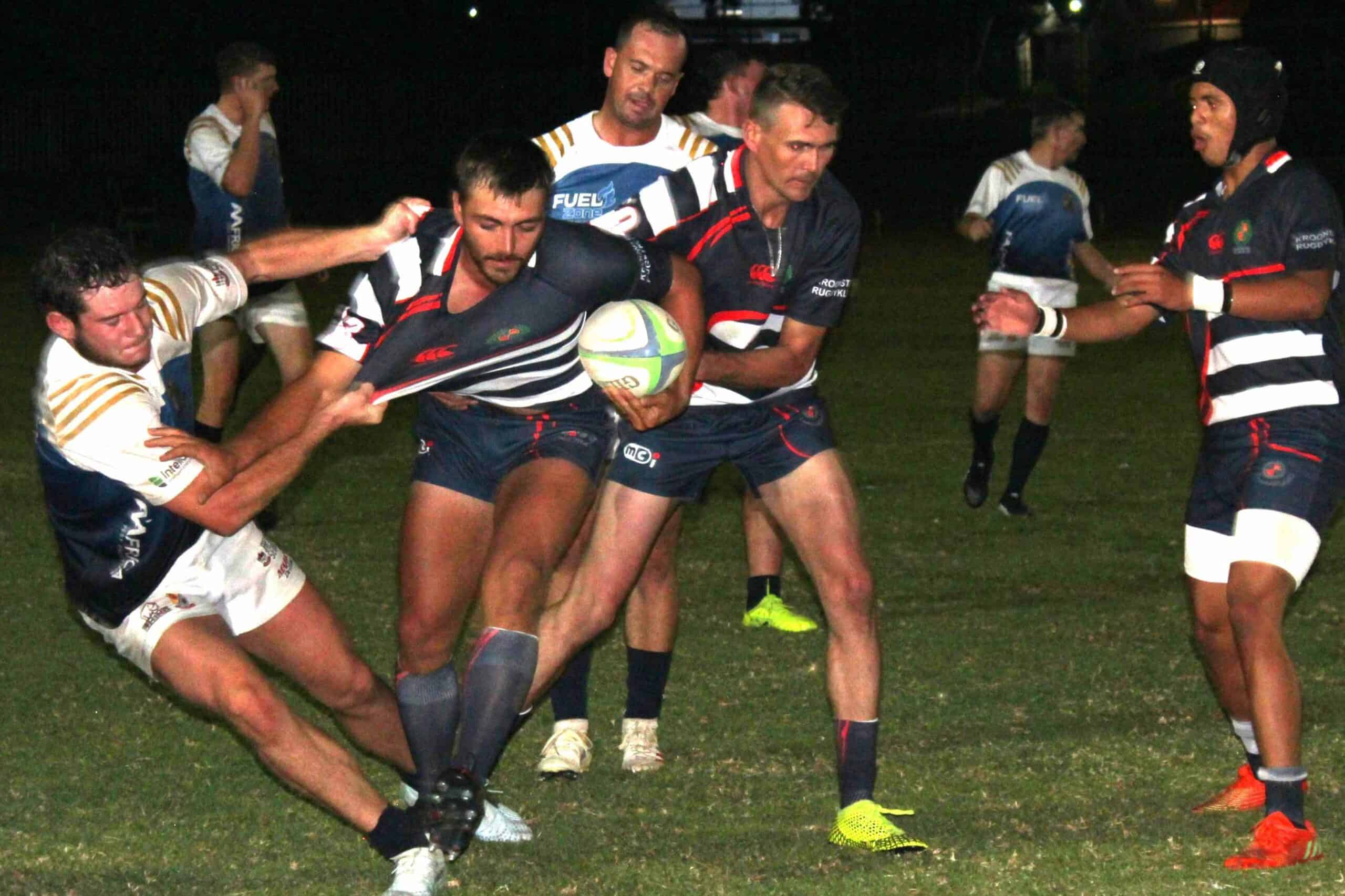 Parys-rugbyklub verlede week in aksie teen die span van Kroonstad. Foto: Liezl Scheepers