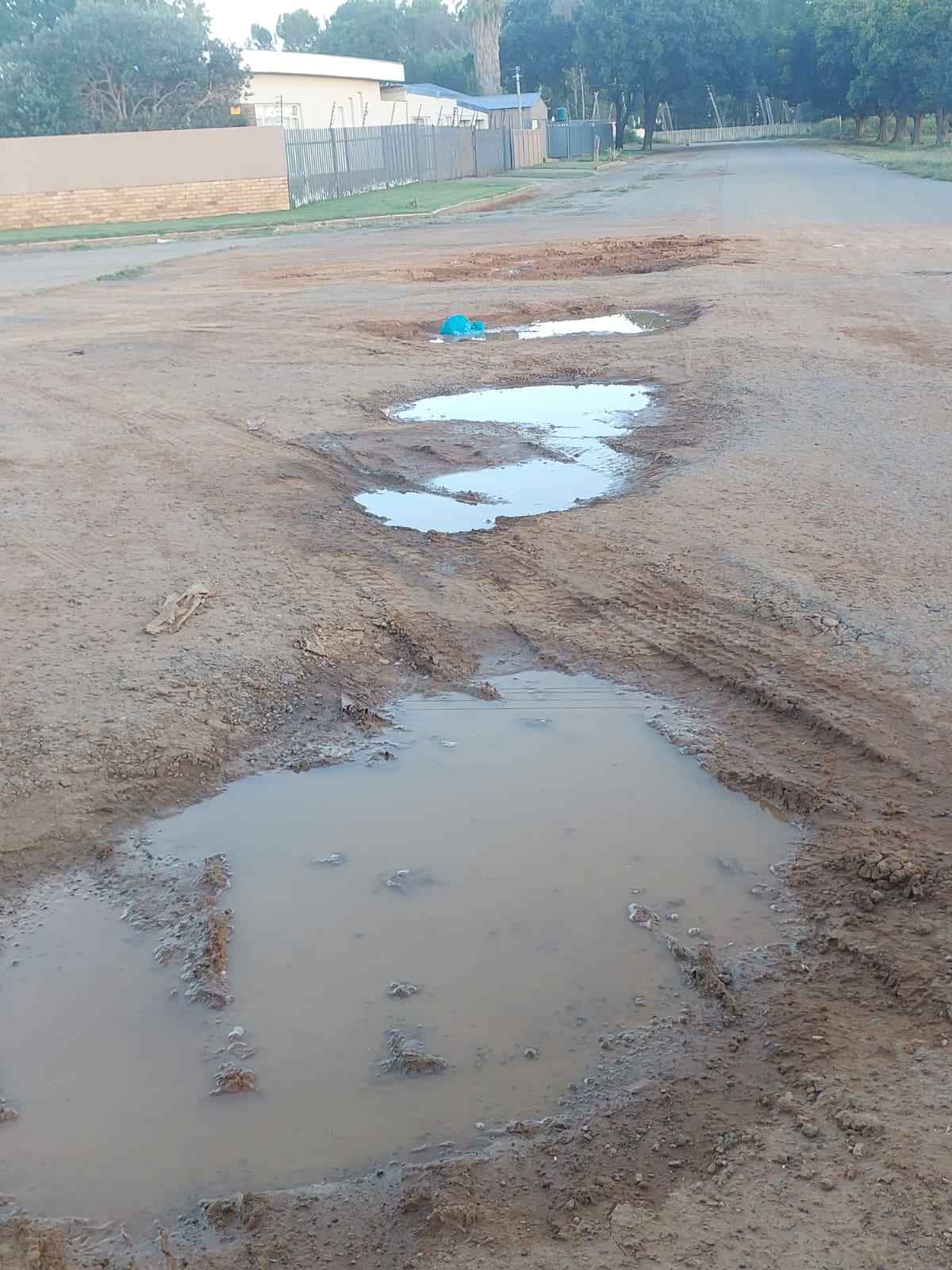 Slaggate in Viljoenskroon se strate.