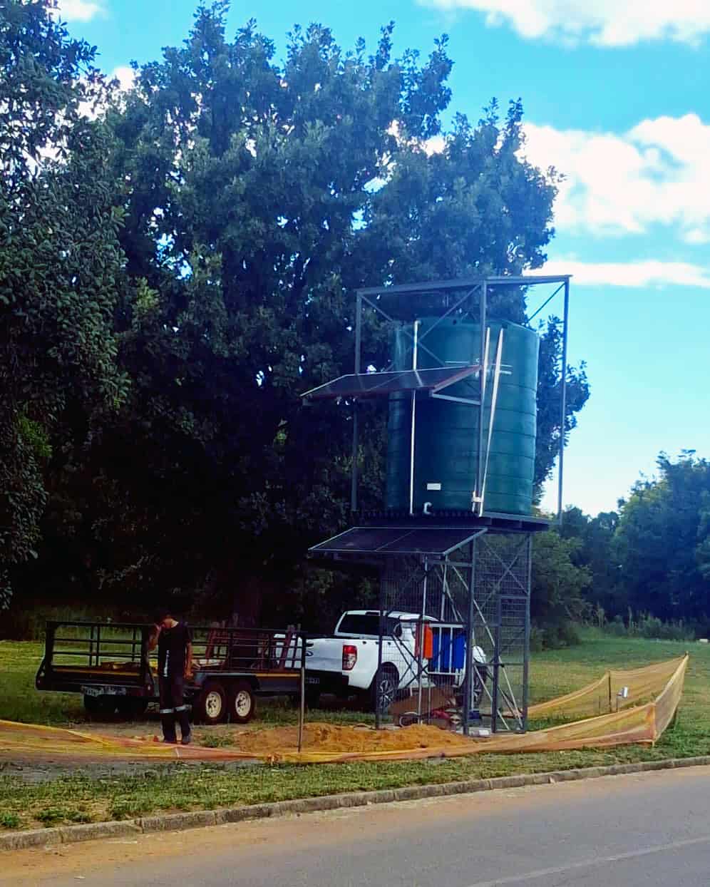 Sasol helps with water supply in Parys.