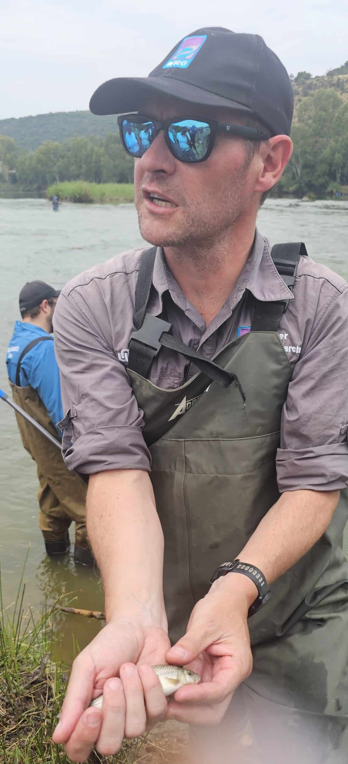 Professor Wynand Malherbe during the practical test session.