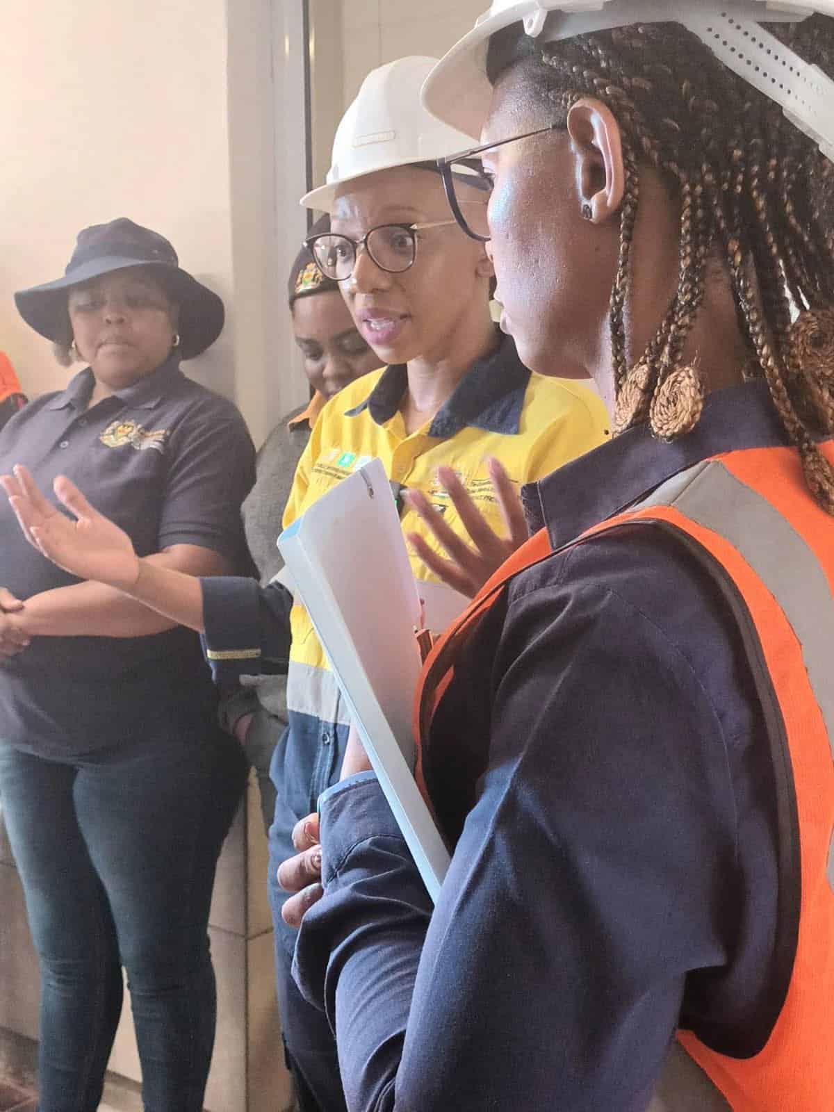 MEC for Public Works and Infrastructure, Ms. Dibolelo Mance during aoversight visit to the Boitlamo Regional Hospital. Photo Supplied