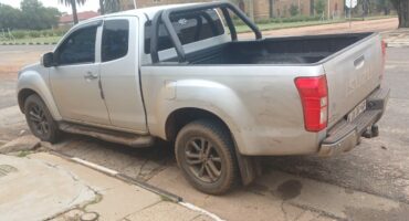 The bakkie confiscated by the police when arresting two for dealing in drugs. Photo supplied by SAPS Communication Unit