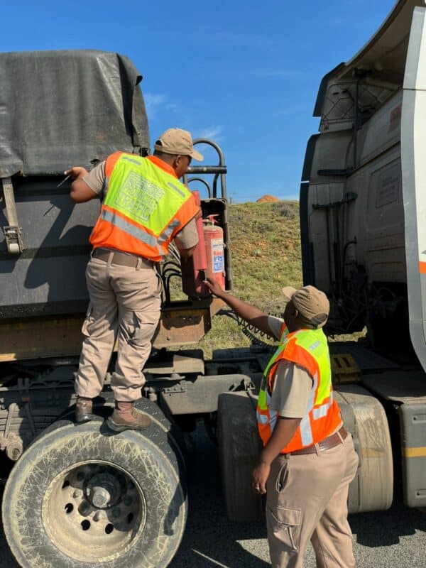The operation aimed to enforce compliance with traffic laws. Photo: Supplied by SAPS COmmunication Unit