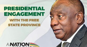 President Cyril Ramaphosa visited Bloemfontein on March 27. Image: Supplied
