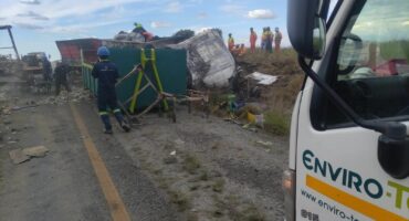 Road rehabilitation will follow once cleanup of the accident scene is done. Photo: Supplied