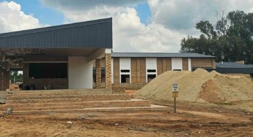 The construction site during an oversight visit by the FS MEC for Public Works and Infrastructure, Dibolelo Mance in November 2025. Photo: Liezl Scheepers