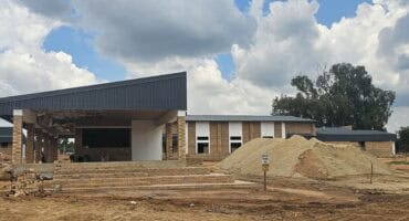 At the time of the oversight visit in November 2025, construction of the school building was 77% completed