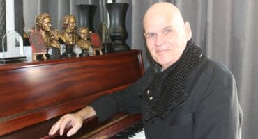 Vir Franz is musiek steeds sy lewensbron. Foto: Gerda Bruinette