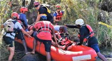 A rafting evac situation. Illustration photo Supplied by AsAAfrica.org