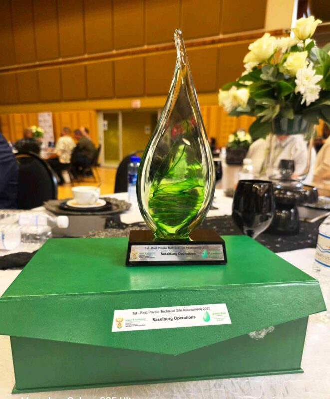 Sasol’s Sasolburg Operations won the award for Best Private Technical site Assessment 2025 with an outstanding Technical Site Assessment (TSA) score of 94%.