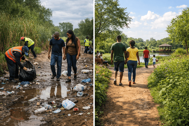 This is how communities move forward — not by cleaning up the same mess repeatedly, but by steadily building something better. Photo: Supplied