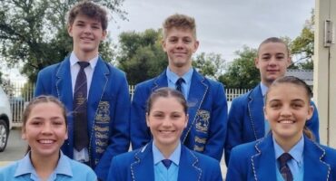Hoërskool Parys se atlete wat aan die SA Skole-atletiekkampioenskappe sal deelneem. Foto: Verskaf