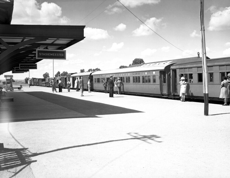 The Parys station building was once a hive of activity. Photo: Transnet Heritage Library