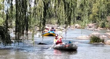 The Vaal River is the only major river that crosses a meteorite crater. Photo: Graeme Addison, Facebook